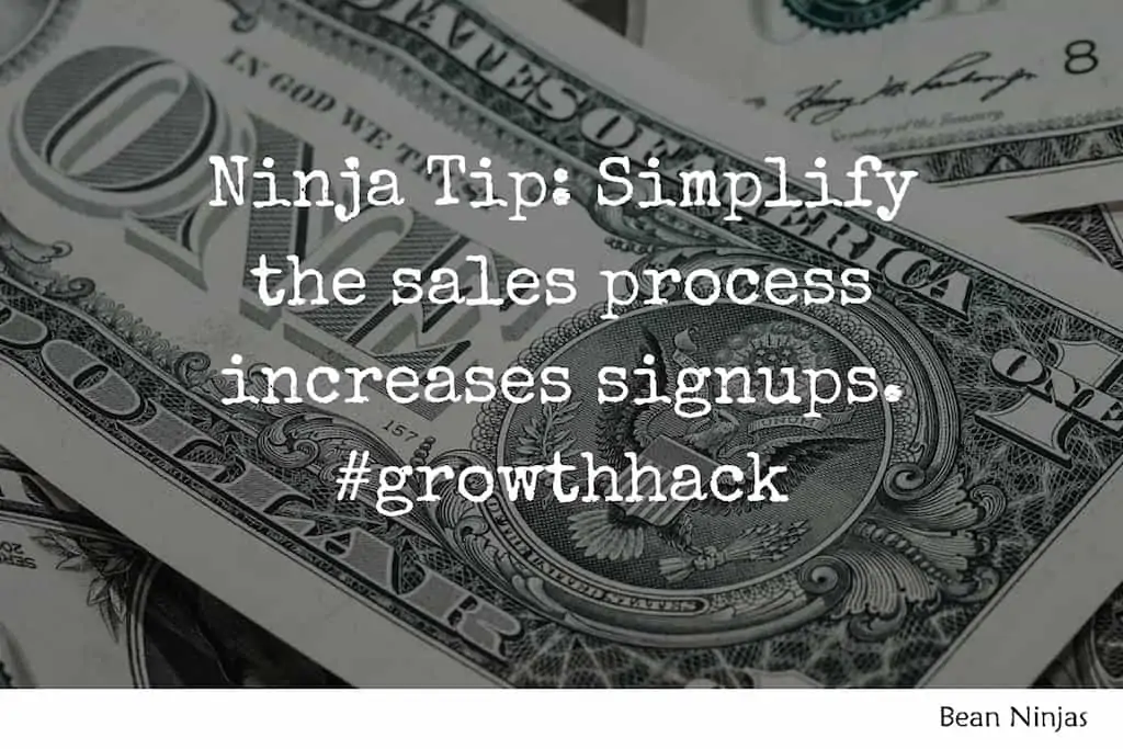 simplify sales process