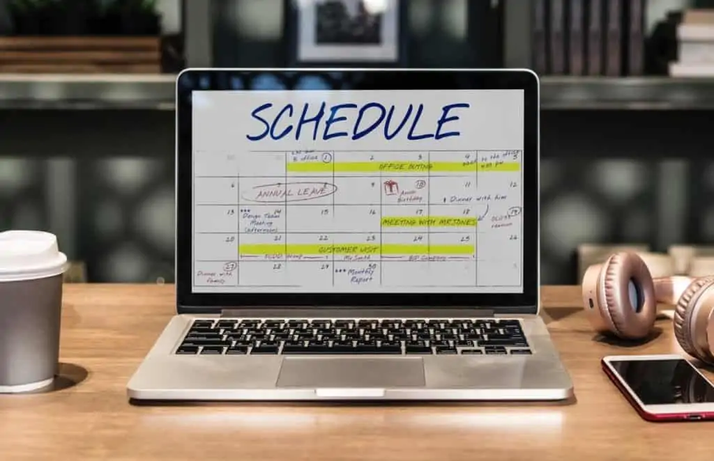 schedule in computer