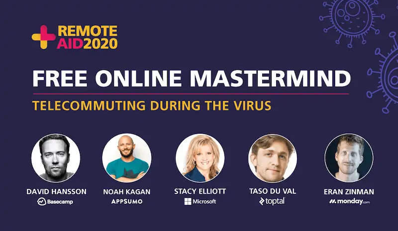 Free online mastermind - Telecommuting during the virus