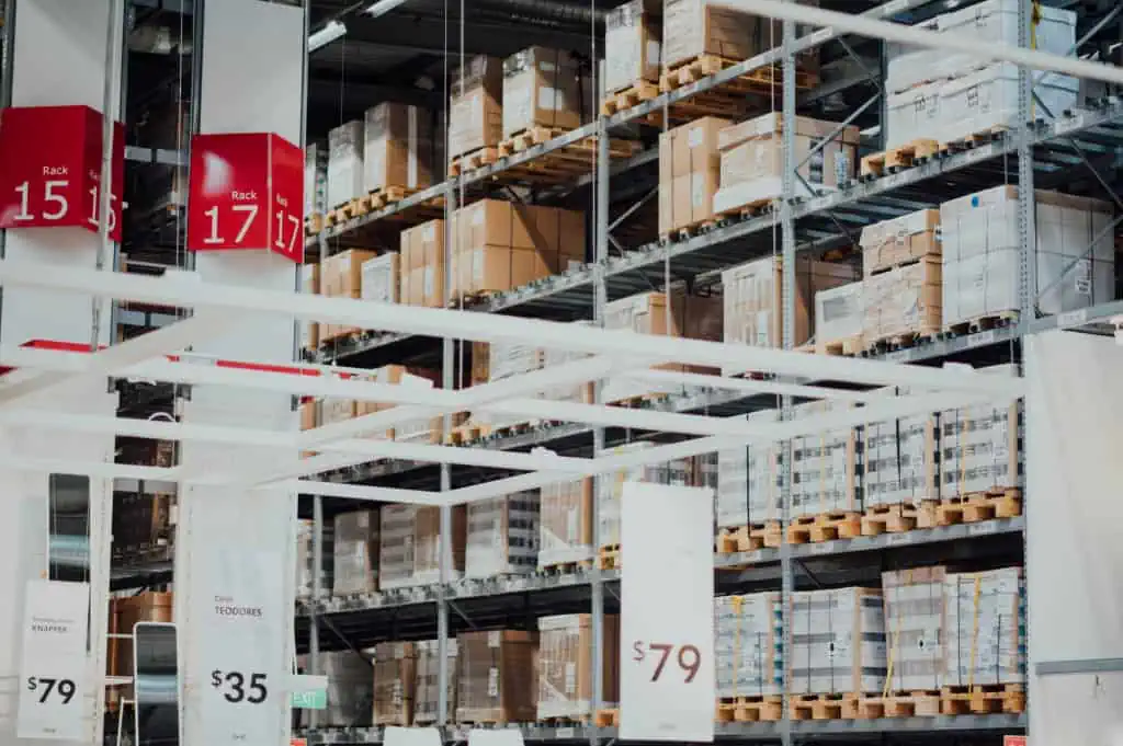 inventory in an ecommerce business warehouse