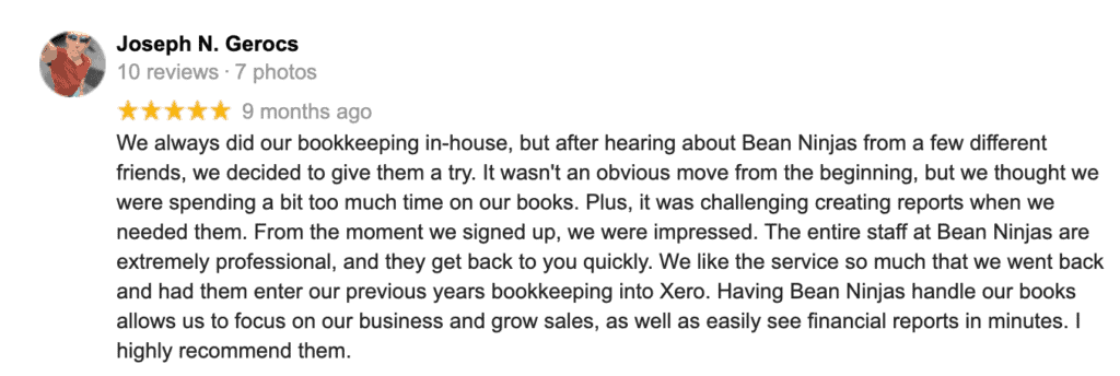 Review from client