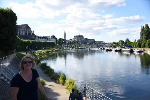 Tracey enjoying time in Europe