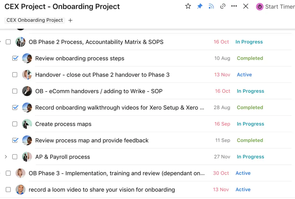 Onboarding project 