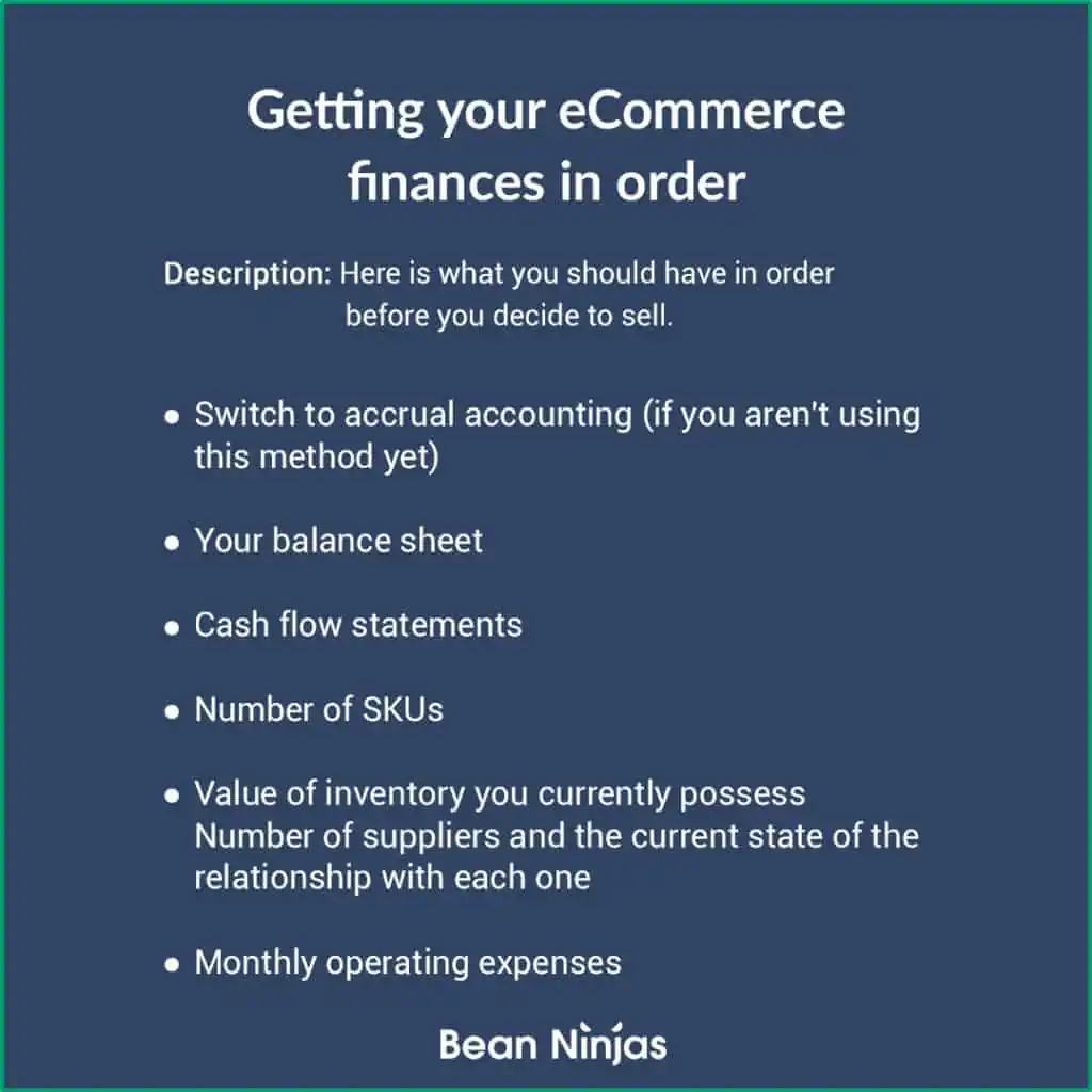 getting your ecommerce finances in order