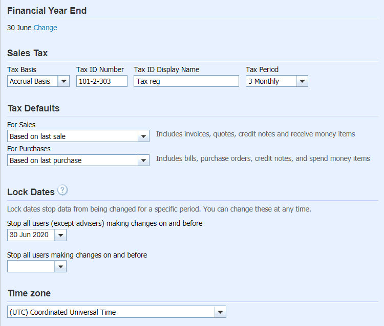 Financial year end taxes