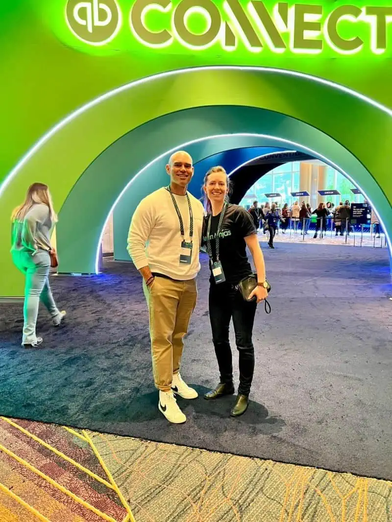 Meryl and Wayne at Quickbooks Connect in Las Vegas.